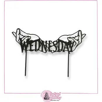 Wednesday - plastový zápich - Růžová