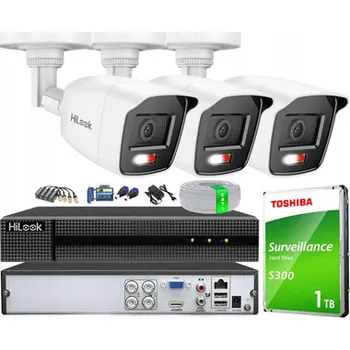IP kamera Monitorovací sada 2MPx LED AHD TVI DVR-4CH-4MP(E) 1TB TVICAM-B2M-20DL