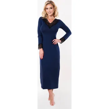 Dámské oblečení Noční košilka z cejlonské viskózy - XL - Tmavě modrá kalimo