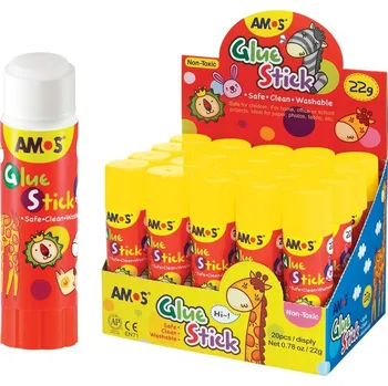 Kancelářské lepidlo Amos Lepicí tyčinka se žirafou 22 g