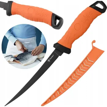 Nůž na Filetování Kuchyňský Rybářský Profilovaný Finka 27cm FOXTER 2693
