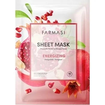 Pleťová maska Farmasi Energizující pleťová textilní maska 1 Ks