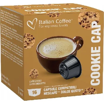 Kapsle do Dolce Gusto Italian Coffee Čokoládové sušenky 16 ks