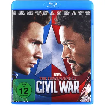 Blu-ray film Captain America: Civil War (Kapitan Ameryka: Wojna bohaterów) Blu-ray disk