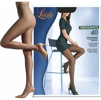 Dámské oblečení LEVANTE punčocháče Lycra Riposante 40 den 2/M světle hnědá