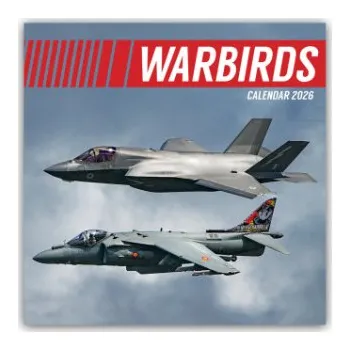 Diář Warbirds - Kampfflugzeuge 2026 - 16-Monatskalender (EN)