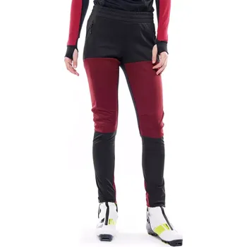 Dámské kalhoty Kalhoty Fischer ASARNA SOFTSHELL L černá/červená