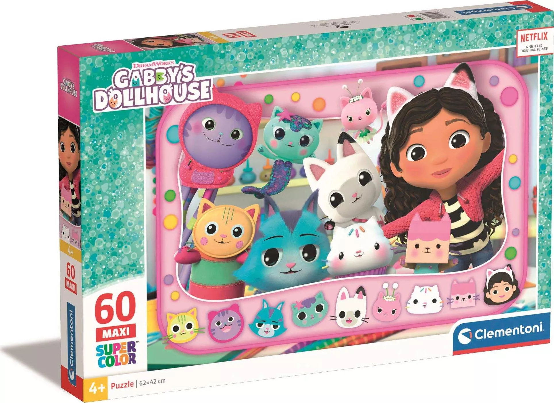 Clementoni Maxi Puzzle Gabby's Dollhouse Gábi a kočičky 60 dílků od 195 ...