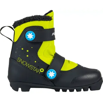 Běžkařské boty Boty na běžky Fischer SNOWSTAR BLACK YELLOW 2025/26 32 černá/žlutá