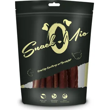 Pamlsek pro psa SnackOMio – křupavá žvýkací tyčinka na koňském filetu 3 × 70 g