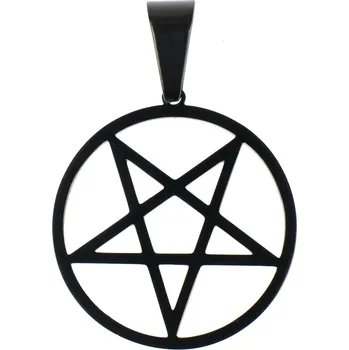 Přívěsek obojek ETNOX - Plain Pentagram - SK4107A