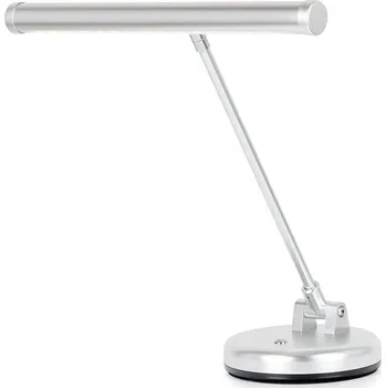 Čtecí lampička Proline Klavírní LED lampička Deluxe stříbrná