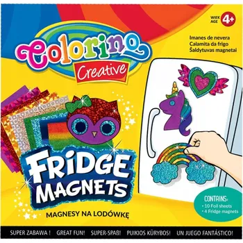 kreativní sada COLORINO KREATIVNÍ MAGNETY NA LEDNIČKU BAREVNÉ