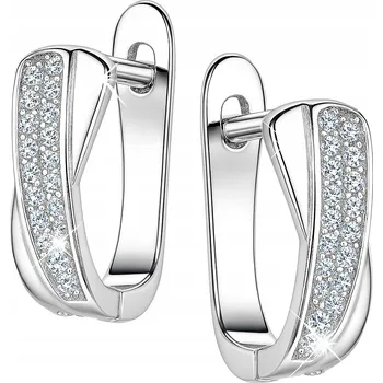 Náušnice KRÁSNÉ STŘÍBRNÉ NÁUŠNICE ANGLICKÉ, DÁREK PRO NI