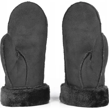 Rukavice Teplé pletené rukavice s podporou dotykových displejů, světle šedé