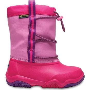 Dívčí sněhule Crocs dětské sněhule růžové, velikost 33,5