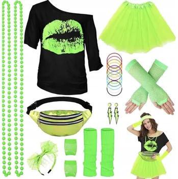 Karnevalový kostým Strój damski w stylu lat 80. XX století Kostým Disco POLO velikost M