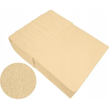 Prostěradlo Froté prostěradlo s gumou silné Bielbaw 180x200 cappuccino