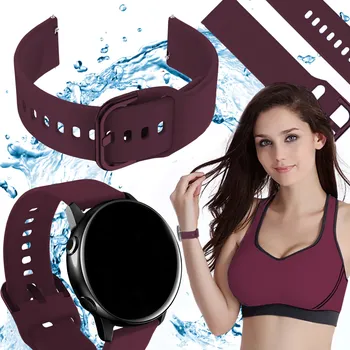 Řemínek na hodinky Řemínek ChronSmarta pro Garmin 22mm červený