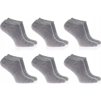Pánské ponožky 6 PÁRŮ BAVLNĚNÝCH pánských KOTNÍKOVÉ PONOŽKY ponožky velikosti 40-43