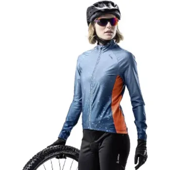 cyklistický dres Dres Löffler L/S DIRT 44/XXL modrá