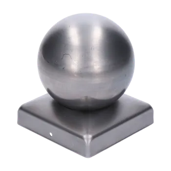 Zábradlí Stříška plechová 100 x 100 mm s koulí ø 100 mm