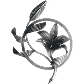 Ornament lile 400x300 mm, kruh ø250 mm, 12x12 mm, hladký