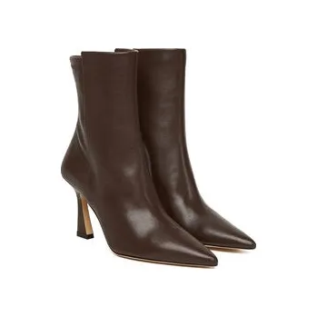 Dámská obuv Stuart Weitzman Polokozačky Vinnie SM440 Hnědá 39