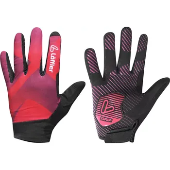 Cyklistické rukavice Rukavice Löffler FULL FINGER BIKE 8/8,5 červená