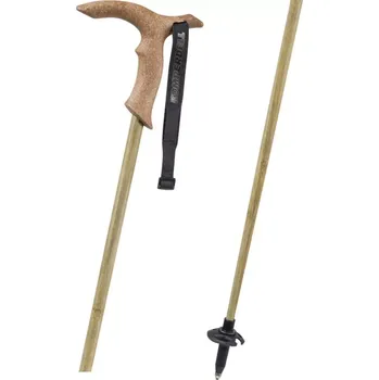 Trekingová hůl Hůlky Komperdell Walker Carbon Bamboo 95 béžová