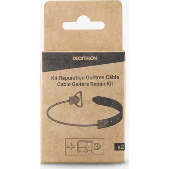 Cyklistické návleky SIMOND Sada na opravu návleků s lankem ČERNÁ