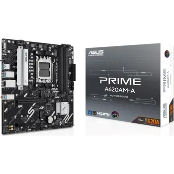 Základní deska ASUS MB Sc AM5 PRIME A620AM-A-CSM, 4xDDR5, 1xDP, 1xHDMI, 1xVGA, mATX 90MB1MY0-M0EAYC