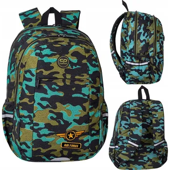 Školní batoh Školní batoh CoolPack s více přihrádkami modro-zelený 20 l