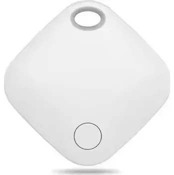 Lokalizátor klíčů Smart Air Tag MFI Apple Find My BLE 5.2 - bílý