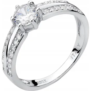 Prsten Stříbrný Prstýnek 925 s kubickým zirkonem VEL. 20