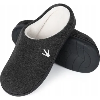 Pánské pantofle PAPUČE DOMÁCÍ BAČKORY TEPLÉ MĚKKÉ PROTISKLUZOVÉ POHODLNÉ 46/47