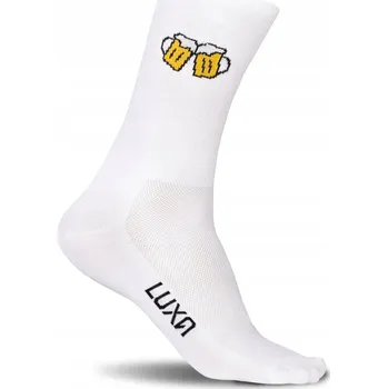 Pánské ponožky Cyklistické Ponožky LUXA Emoji Beer 45-47