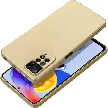 Náhradní kryt pro mobilní telefon Kryt Metallic Case Xiaomi Redmi 15C Gold