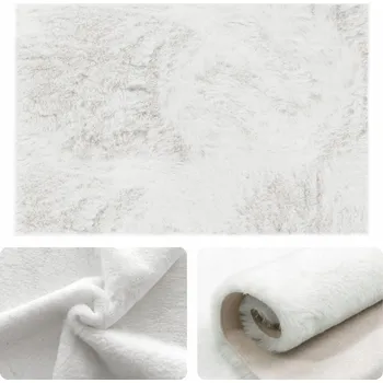 Koberec Koberec 40x60 Měkký Plyšový Imitace Králičí Kožešiny do Ložnice Koupelny Rabbit 113