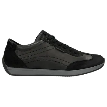 Pánské polobotky Černé Pánské Tenisky Z Kombinovaných Kůží Wojas 1026951 42