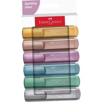Zvýrazňovač Zvýrazňovač FABER-CASTELL metalický 1546 metalický popisovač barev