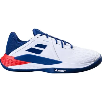 Pánská tenisová obuv Pánská tenisová obuv Babolat Propulse Fury 3 Clay Men White/Estate Blue EUR 46