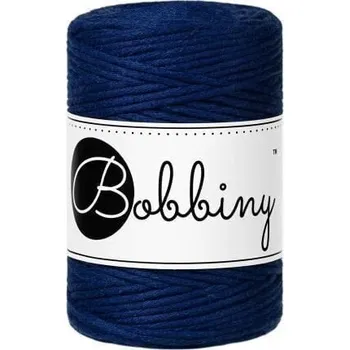 Příze Bobbiny Macrame Cord 1,5 mm 100 m Ink Blue Šňůra