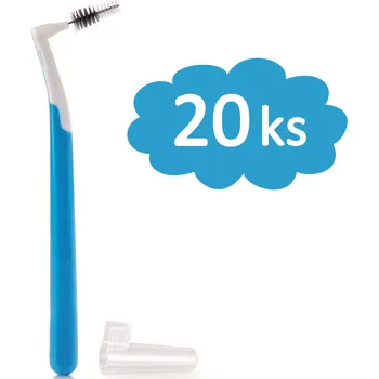 Zubní kartáček Interprox PLUS CONICAL 0,8 mm modré 20 ks