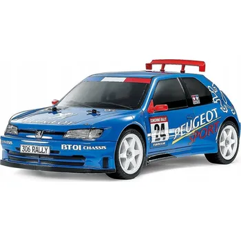 RC model auta Peugeot 306 Maxi (BT-01) 1:10 2WD, lakovaný model Tamiya 47513