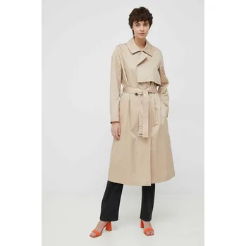 Bavlněný trenčkot Calvin Klein K20K205618.PPYX béžová 08X, vel. 34