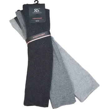 Dámské ponožky RS dámské podkolenky 13001 Barva: Šedá tmavá, Velikost: 35-38