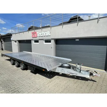 Příslušenství pro přívěs GROMEX BLACK L6.1, hliníkový autopřepravník, 600 kg, 3500kg, ALU kola, tlumiče náprav