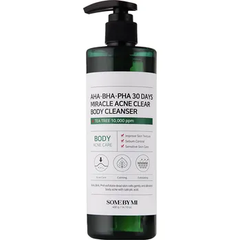 Přípravek na čištění pleti a oči Some By Mi AHA BHA PHA 30 Days Miracle Acne Clear pěnivý čistící gel pro problematickou a mastnou pokožku 400 g