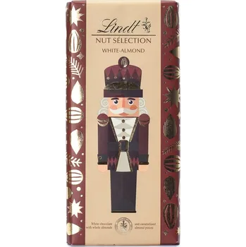 Čokoláda Lindt Louskáček bílá čokoláda s mandlemi